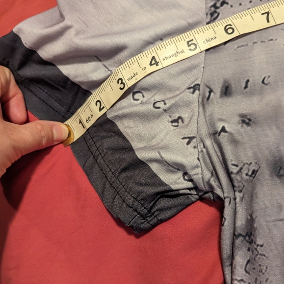 New Without Tags Men's Polyester Pullover Short Sleeve Shirt - Picture 5 of 16